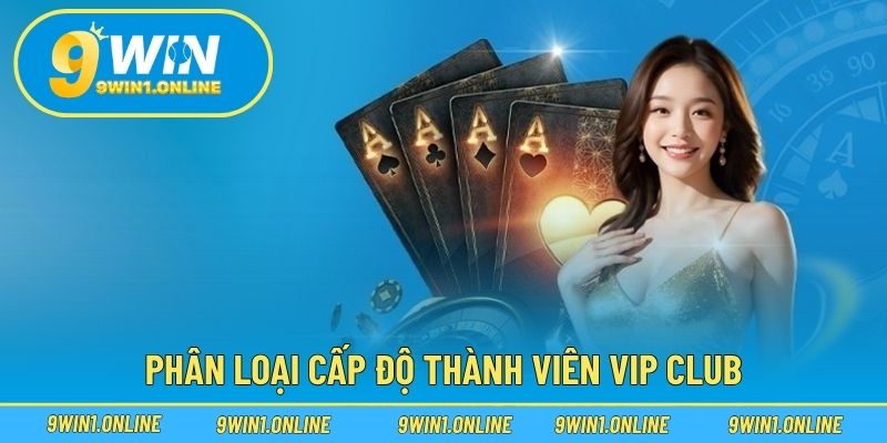 Phân loại cấp độ thành viên VIP Club